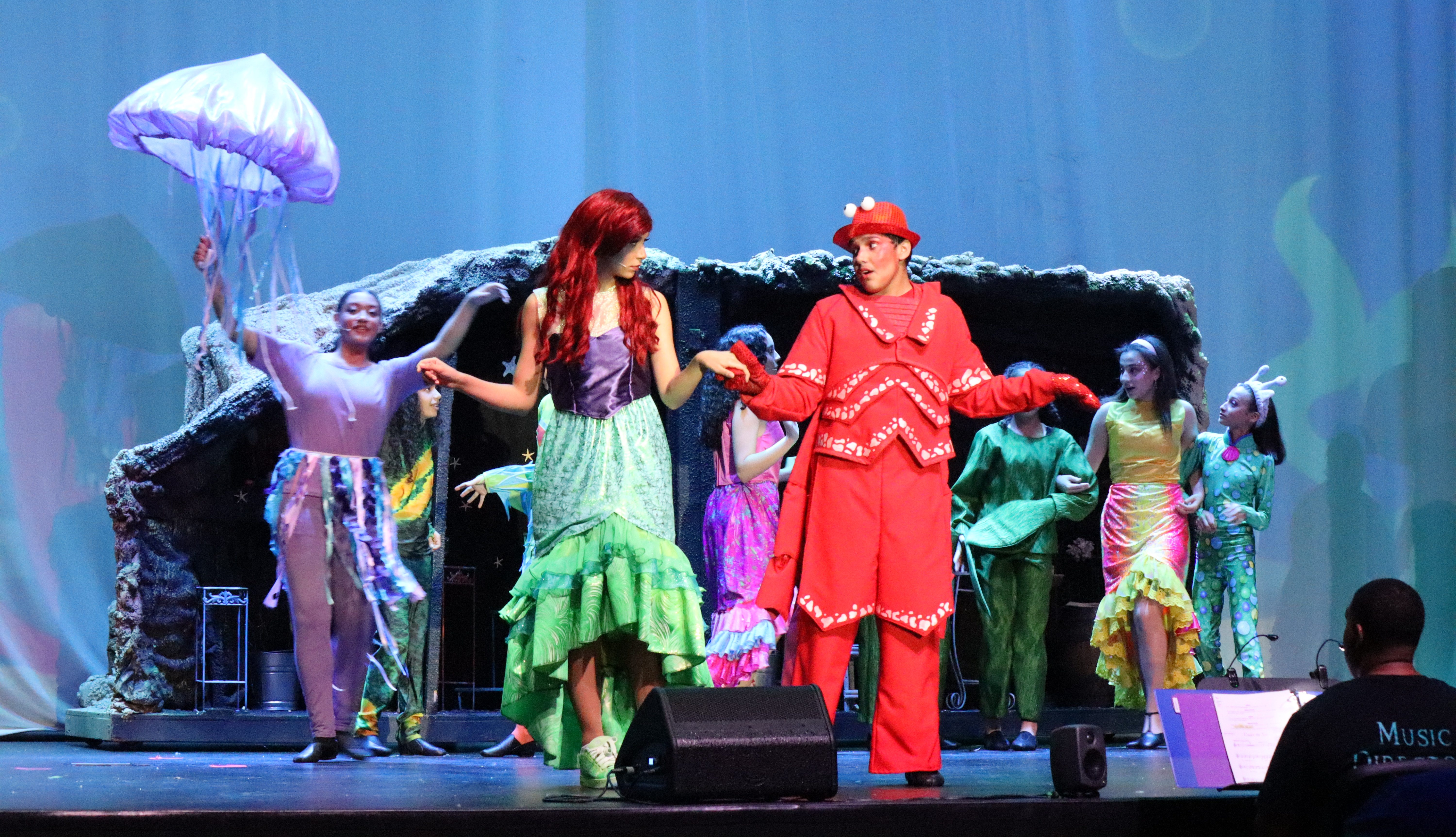 Faith Christian Academy, FL- Musical theatre students performing the little mermaid