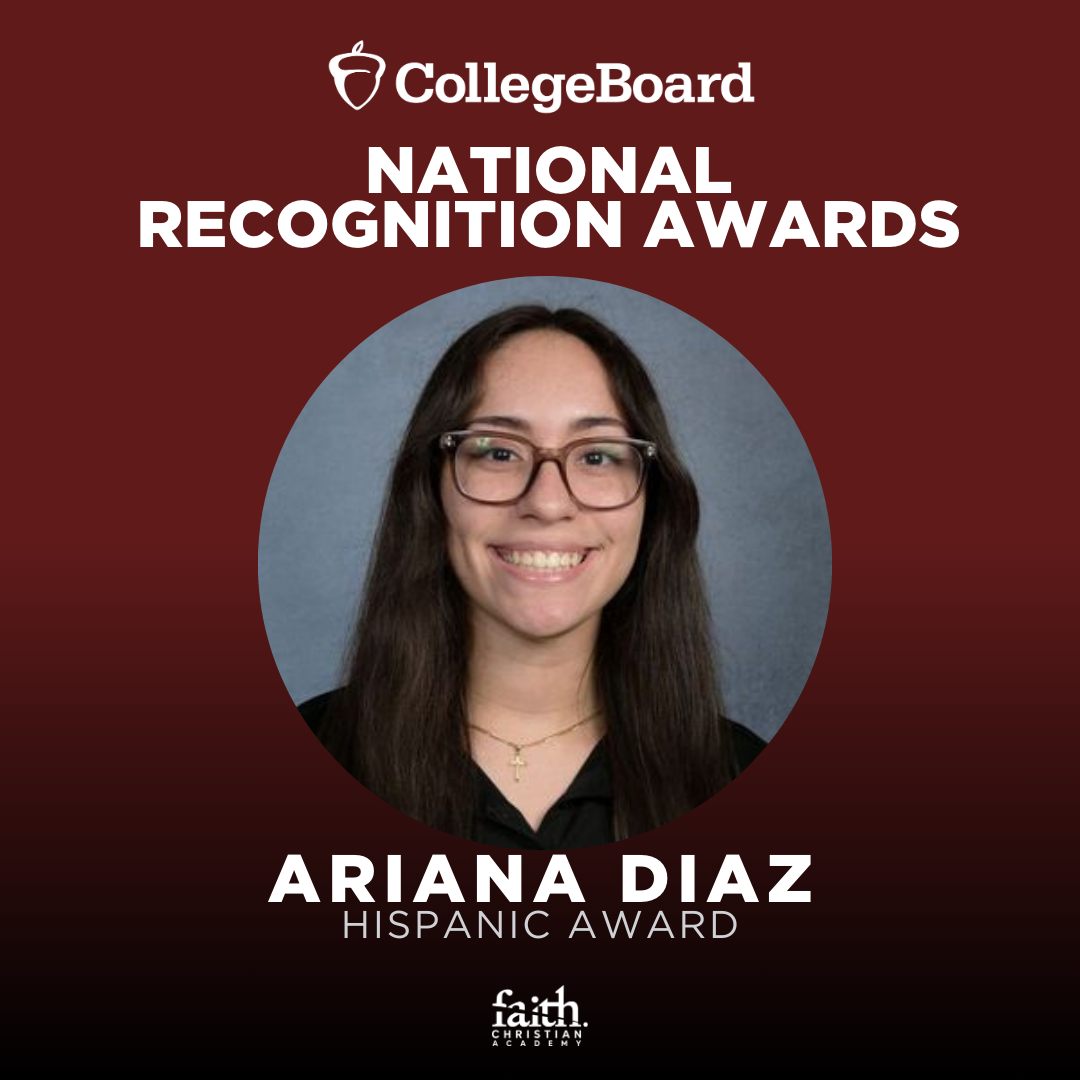 Faith Christian Academy, FL- College Board Awards Arianna Diaz