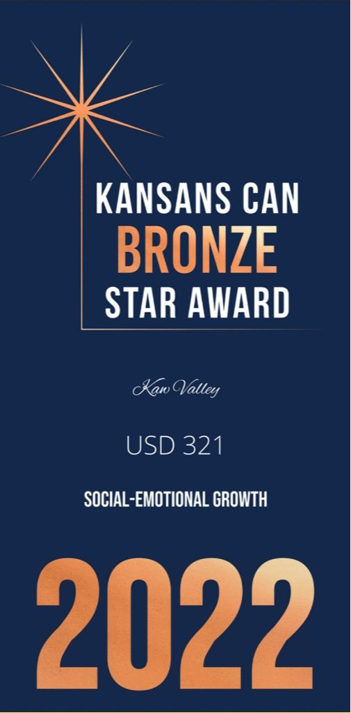 Kansans Can Bronze Star Awards Ken Valley USD 321 High school Graduation 2022