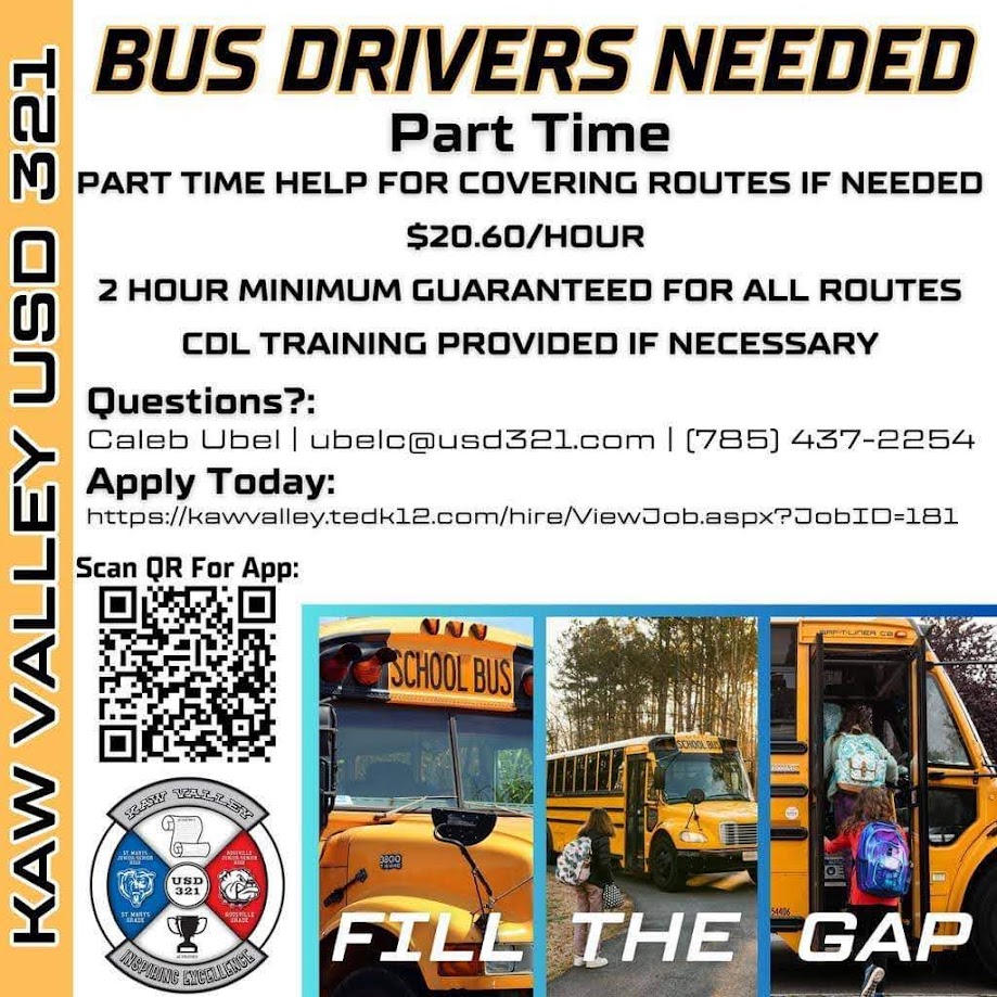 Bus Drivers Needed