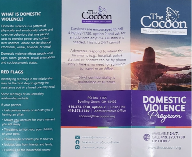 The Cocoon - Domestic Violence Agency poster