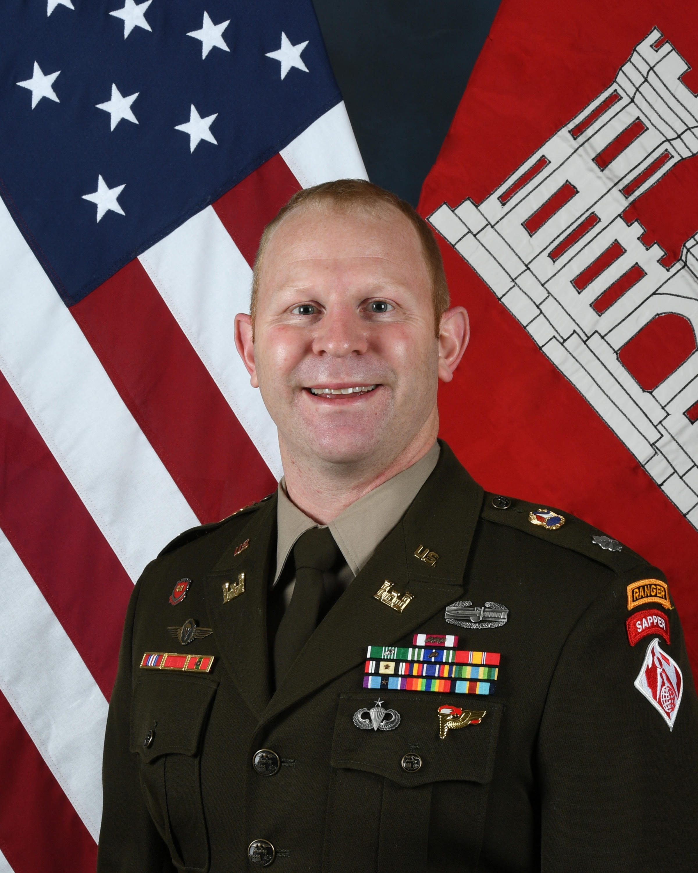 John Chambers graduated from Grosse Ile High School in 2002 as the class valedictorian, 3-sport varsity athlete, and captain of the football team. He went on to receive a bachelors degree from the United States Military Academy at West Point and Masters degrees from Missouri S&T and the Harvard Kennedy School of Government. A Lieutenant Colonel in the US Army, he currently serves as the Deputy Commander of the US Army Corps of Engineers Kansas City District and will assume command of an Army Engineer Battalion in 2024.