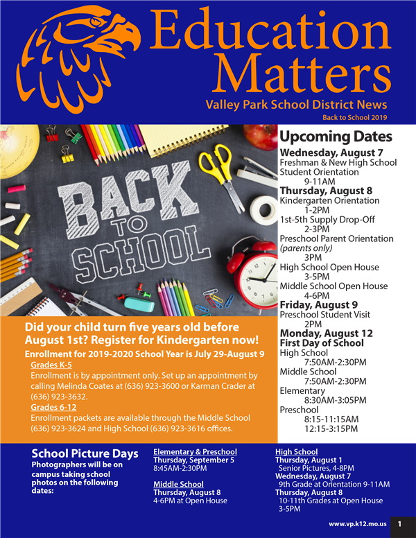 2019 back to school education matters cover