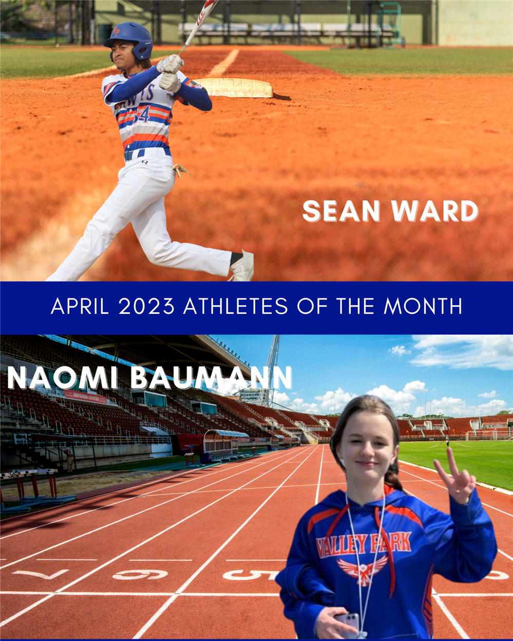 april '23 athletes of the month