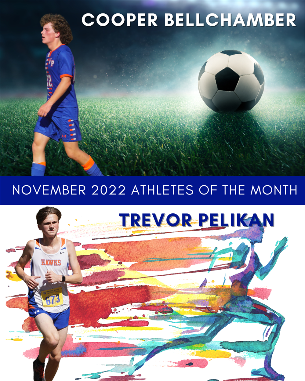 athletes of the month november '22