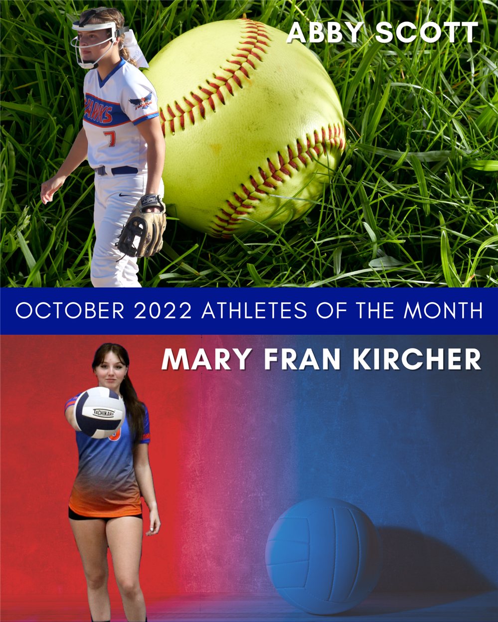 october '22 athletes of the month