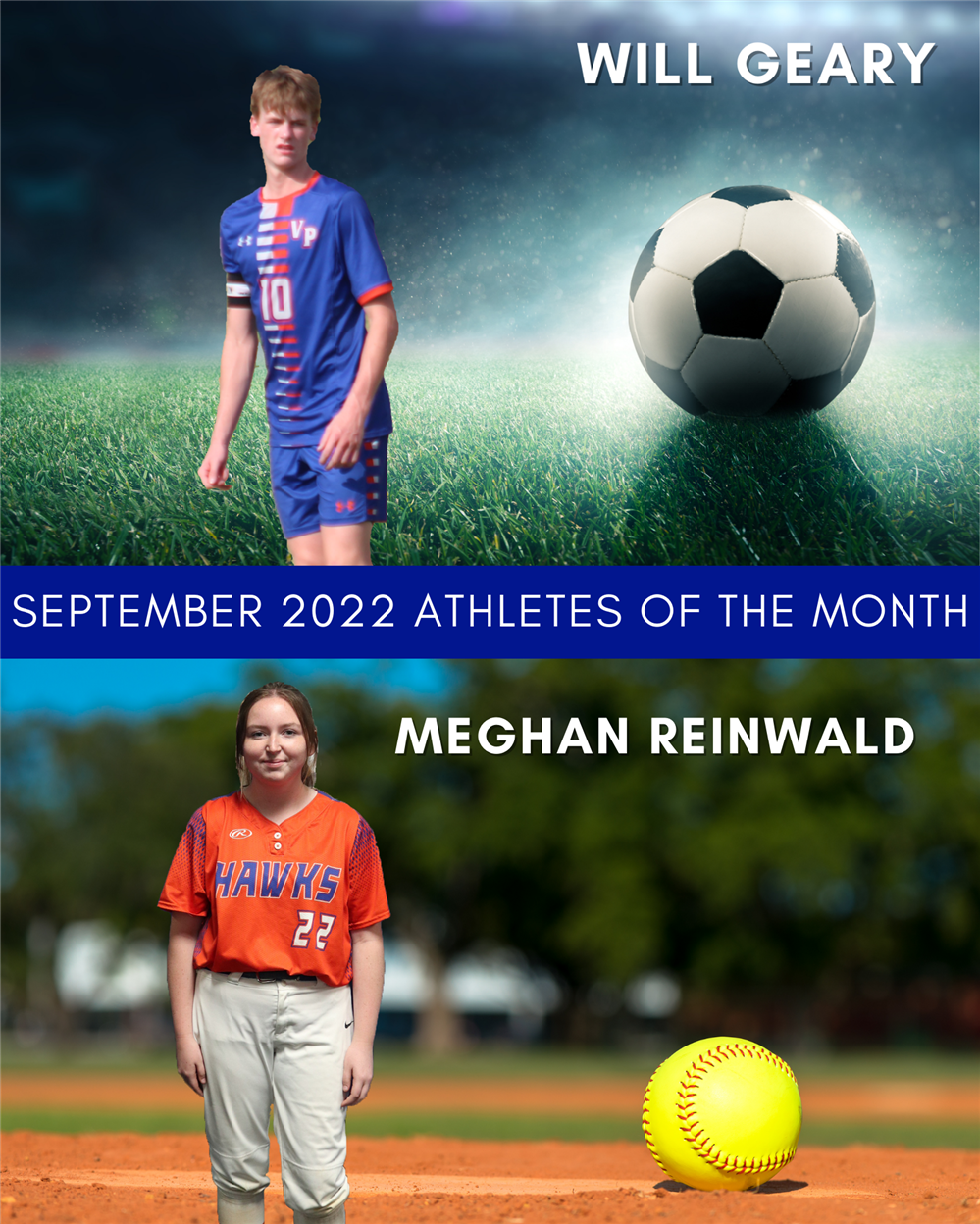 September '22 Athletes of the month