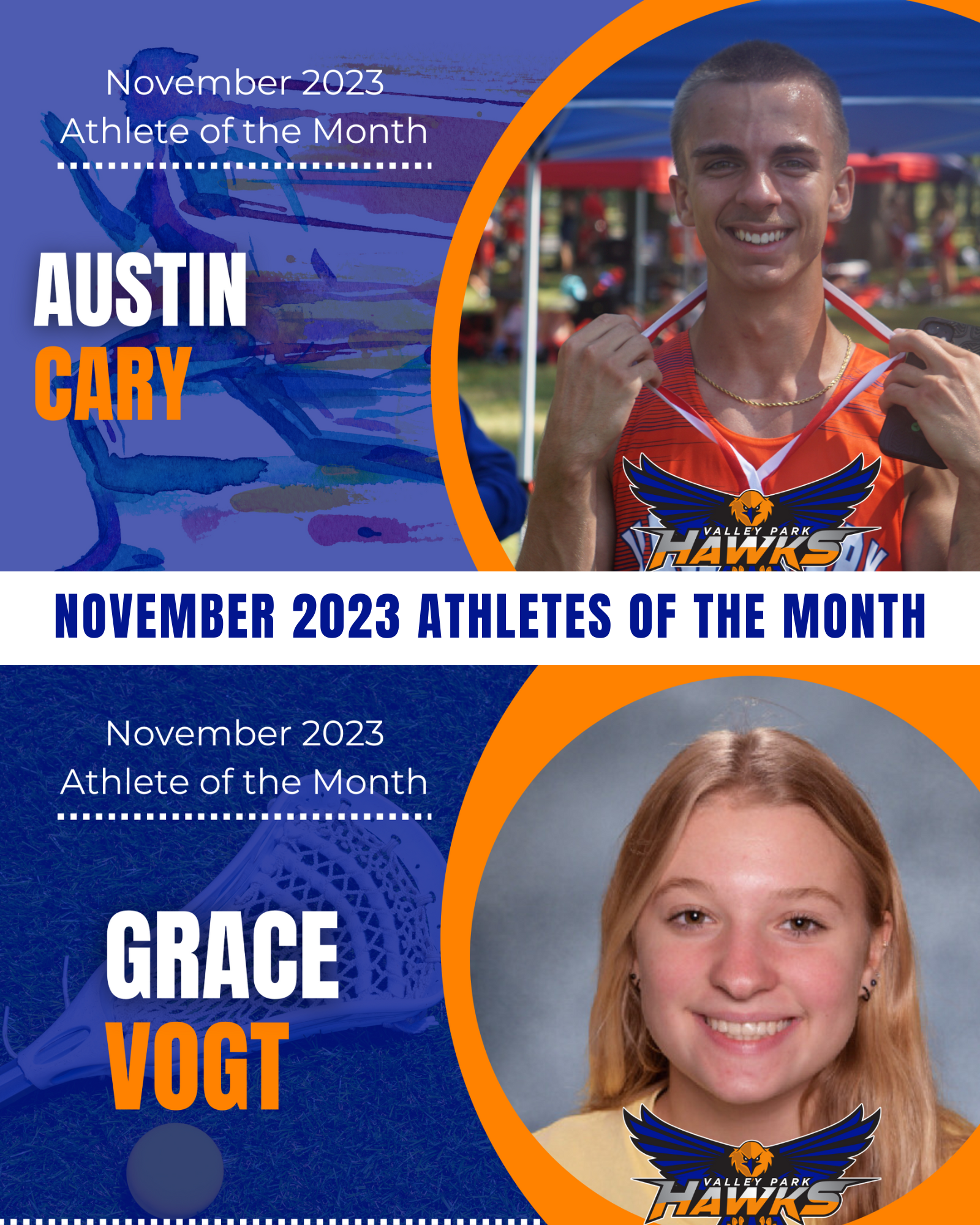 november athletes of the month