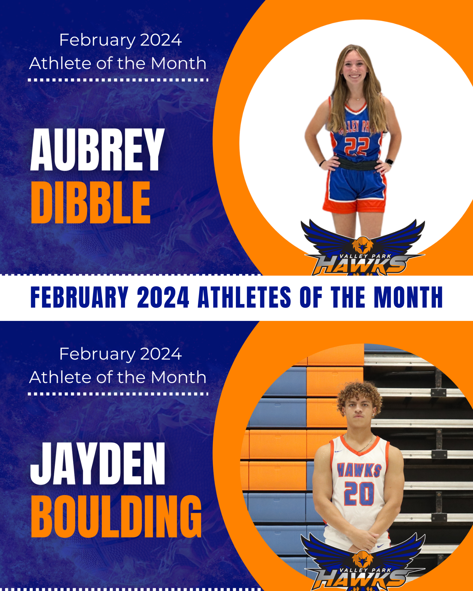 february athletes of the month