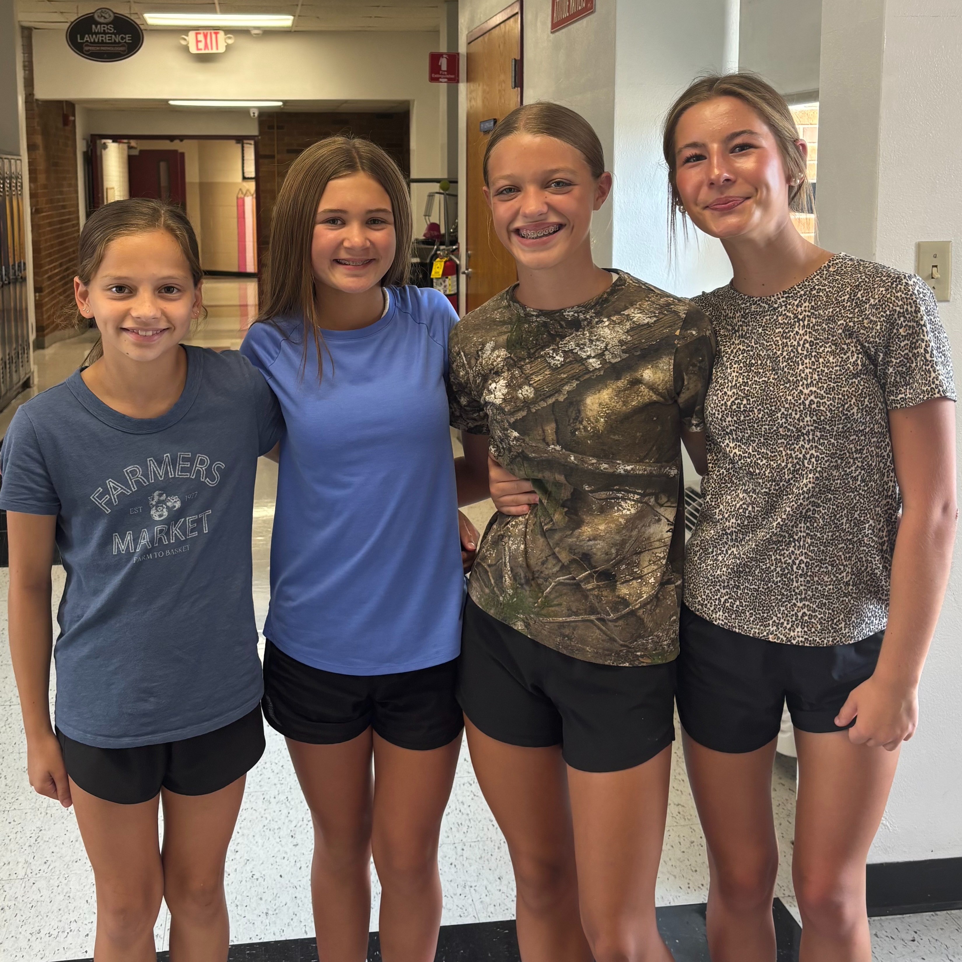 Elaina, McKenna, Emily, & Keely