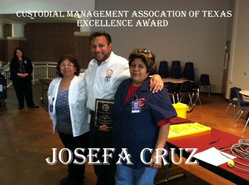 Employee of the Year 2012 - 2013 from  Manvel High School