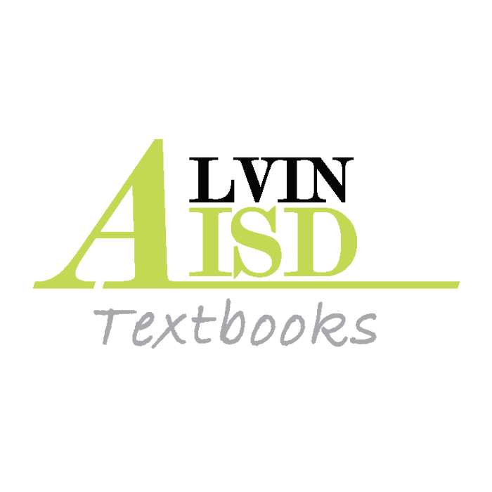 Alvin ISD Textbook Logo