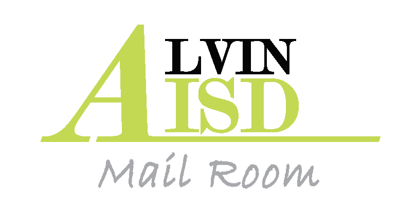 Alvin ISD Mail Room Logo