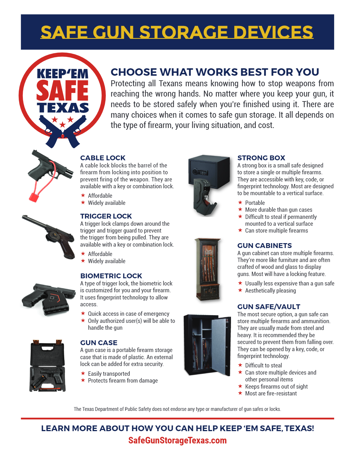 Safe Gun Storage English