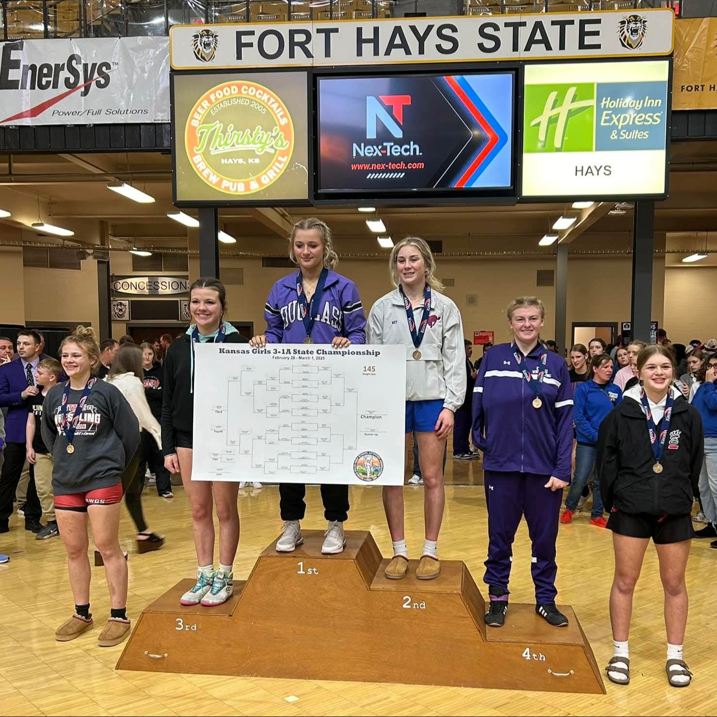 Madelyn Wonnell on her 5th place finish at the State wrestling tournament