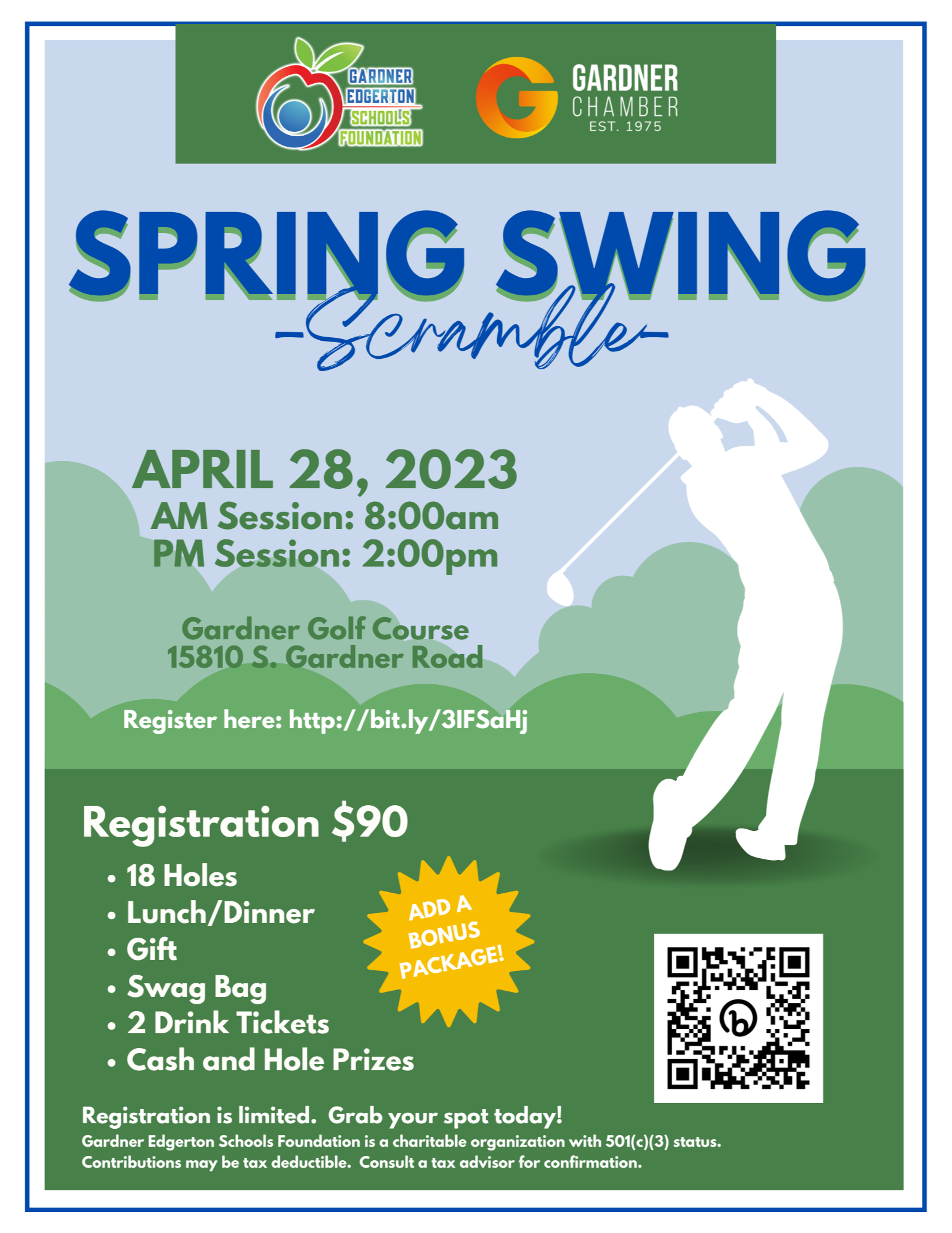 Spring Swing Scramble - Golf Tournament