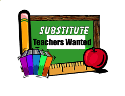 Clip art Substitute Teachers Wanted