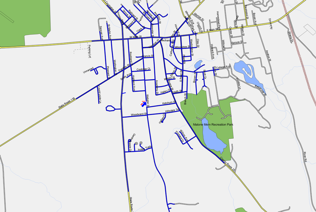 Davis Walking Map