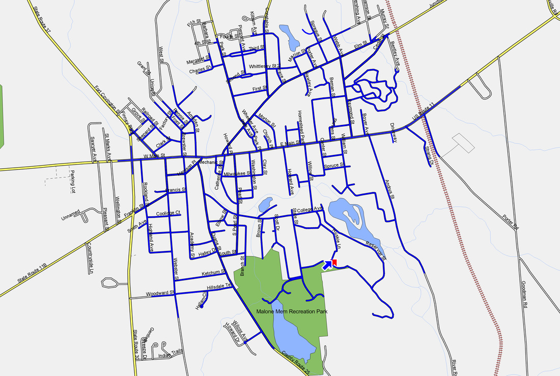 Franklin Academy Walking Map