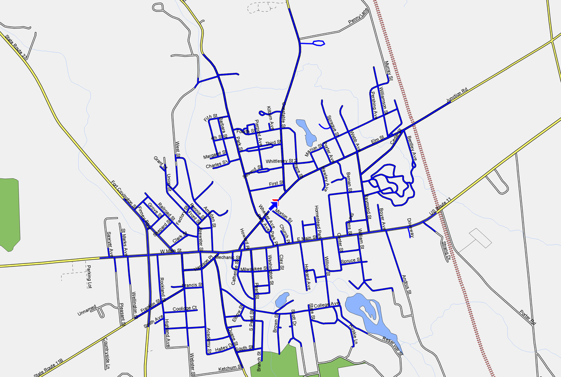 St. Joe's Walking Map