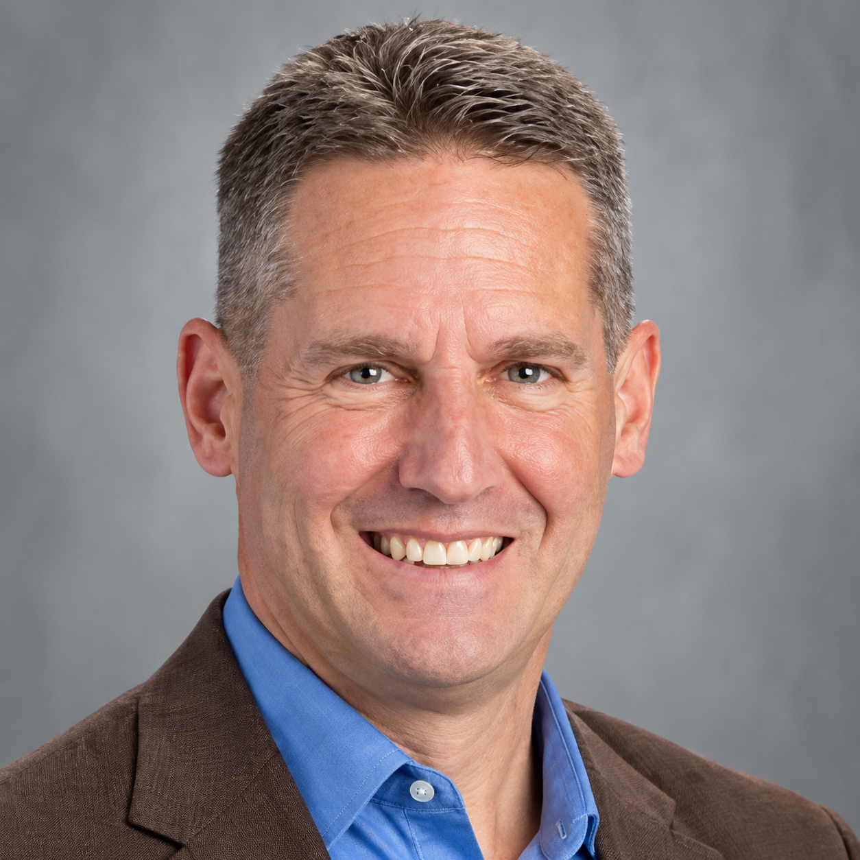 Head shot for Brandon Pelkey, Superintendent of Schools