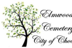 tree with Elmwood Cemetery name and City of Choctaw