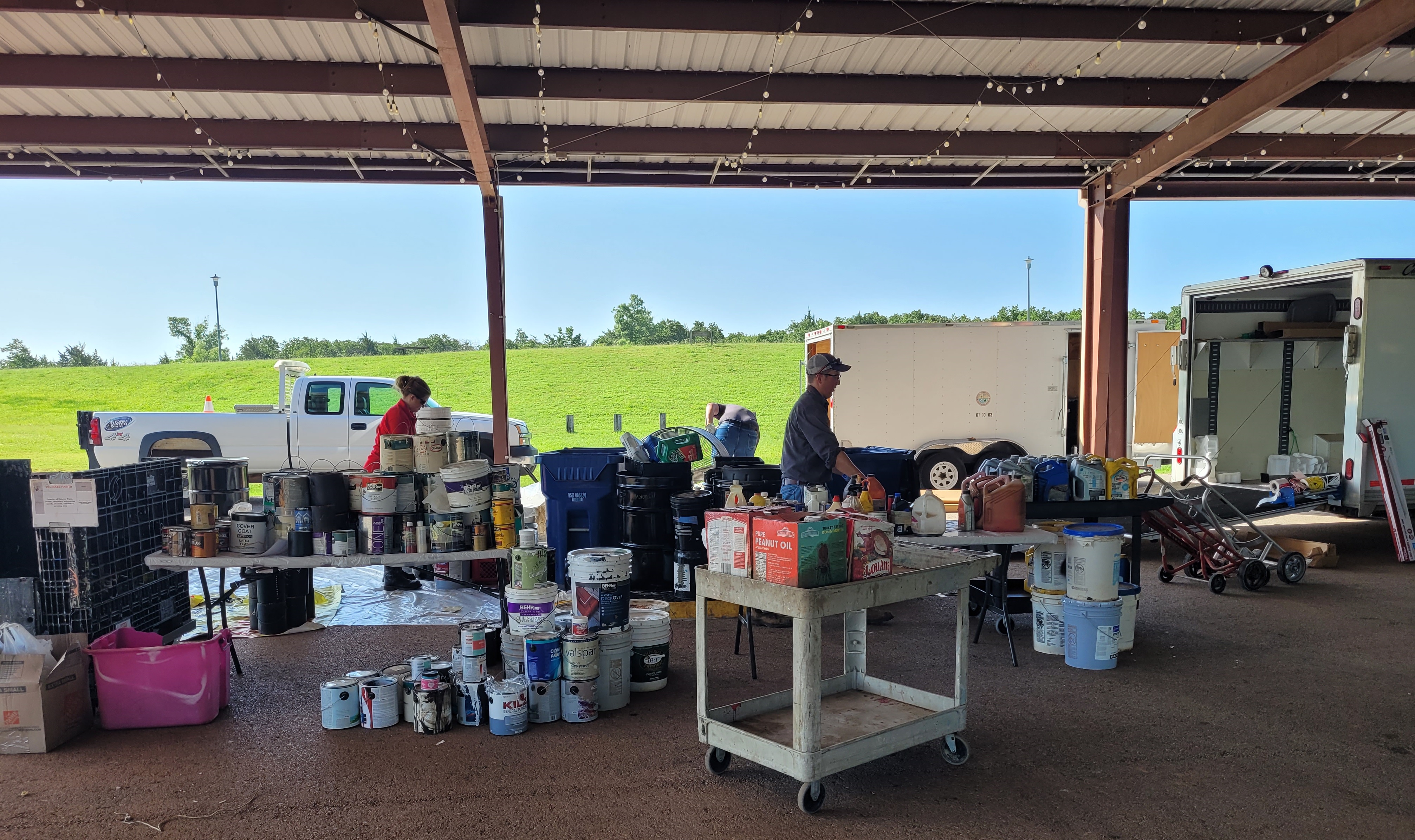 2022 mobile collection event of household hazardous waste
