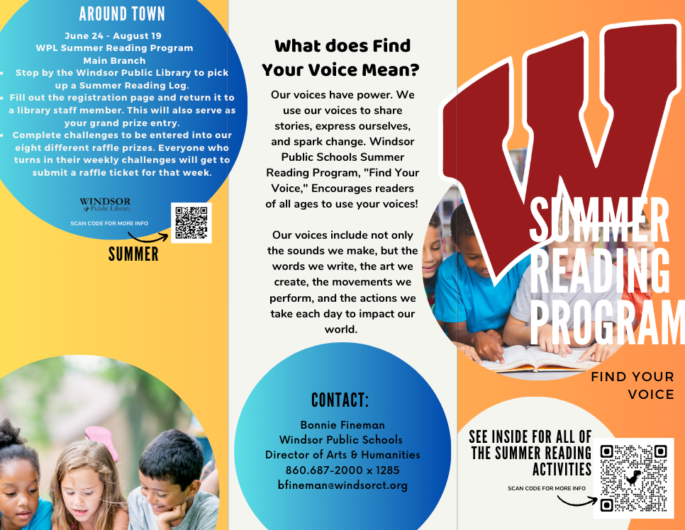 click here for summer reading brochure