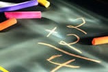 math on chalkboard