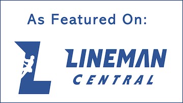 Logo that reads as featured on lineman central