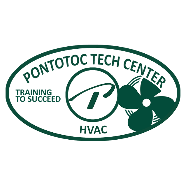 HVAC logo with image of fan