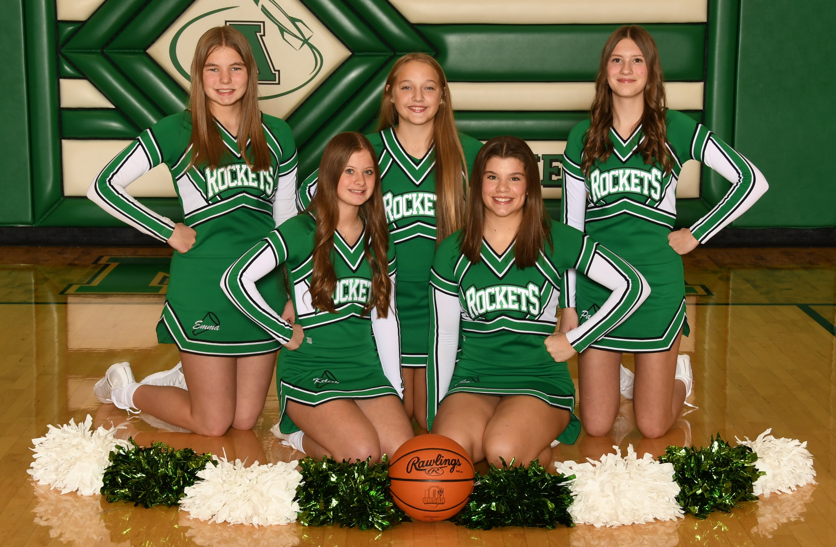 2024-2025 Junior Varsity Basketball Cheerleaders