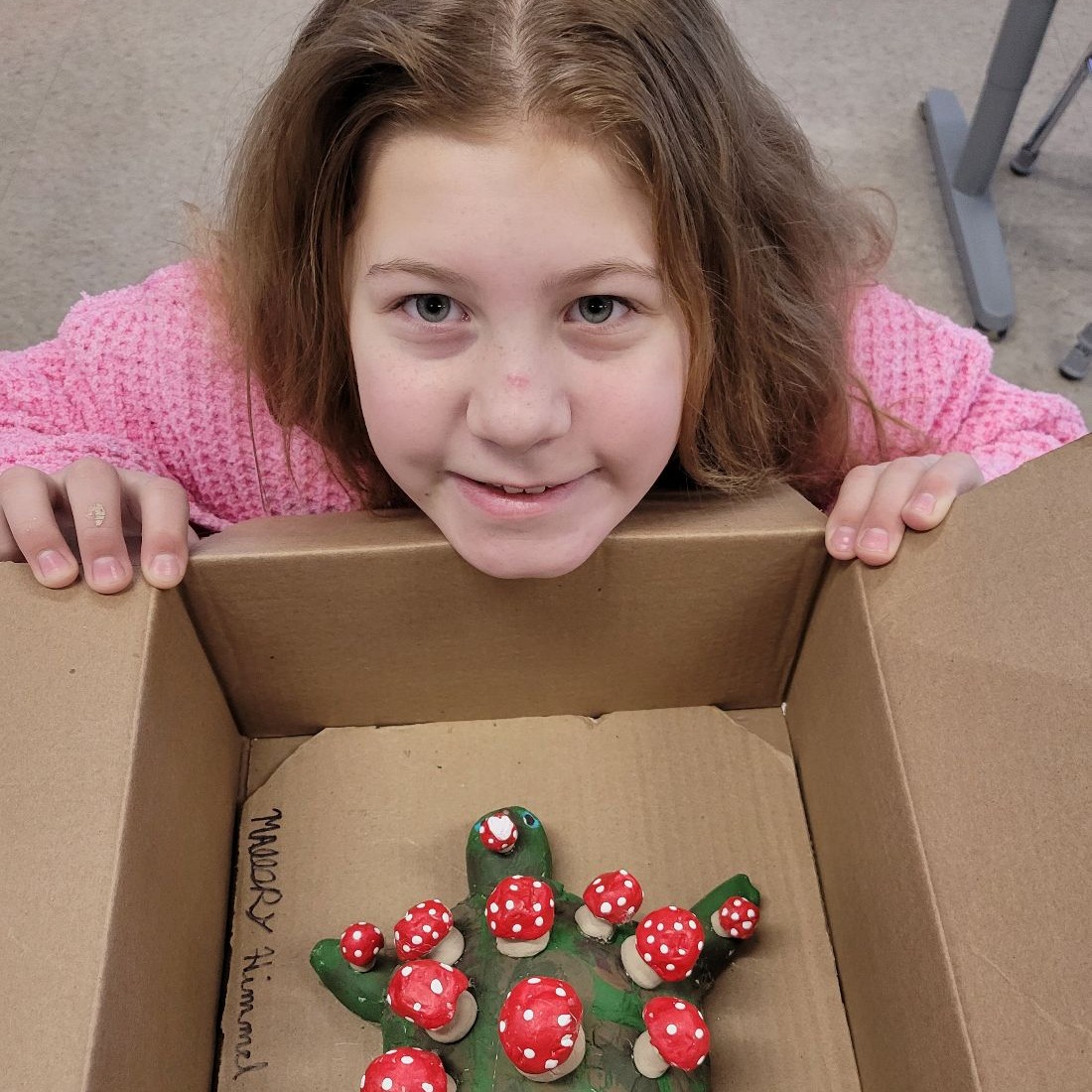 NMS student with project