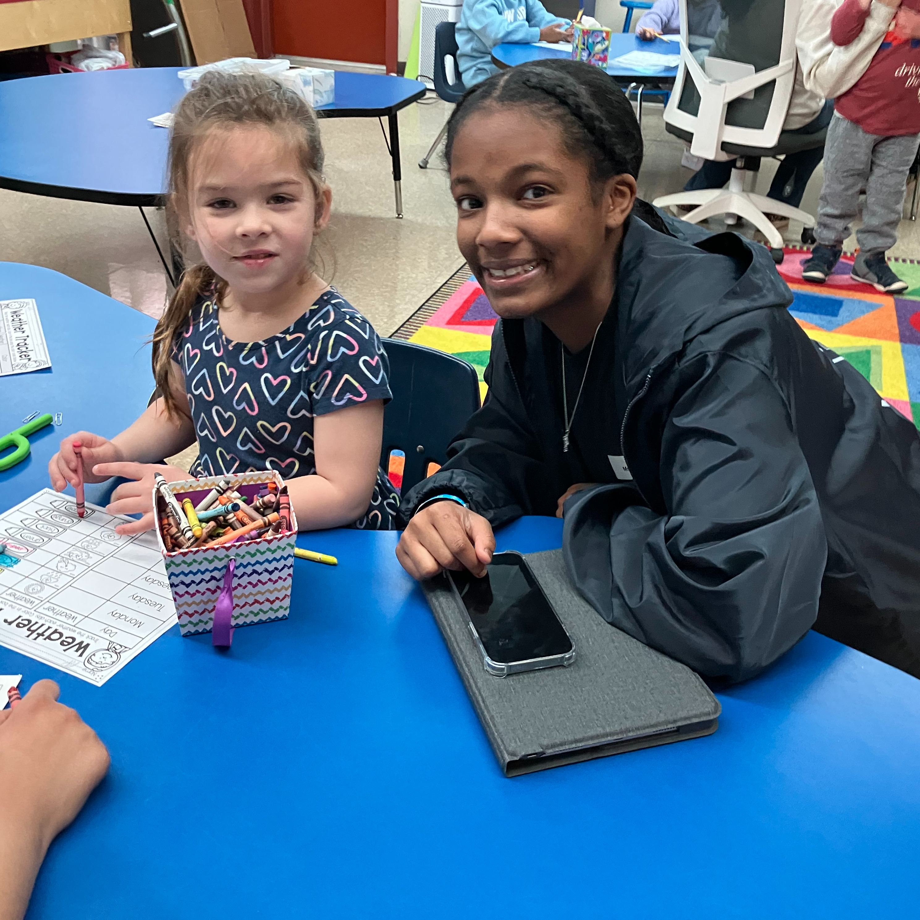 HS intern visits JCS