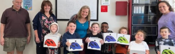 Middleboro Elks Bike Helmet Donation