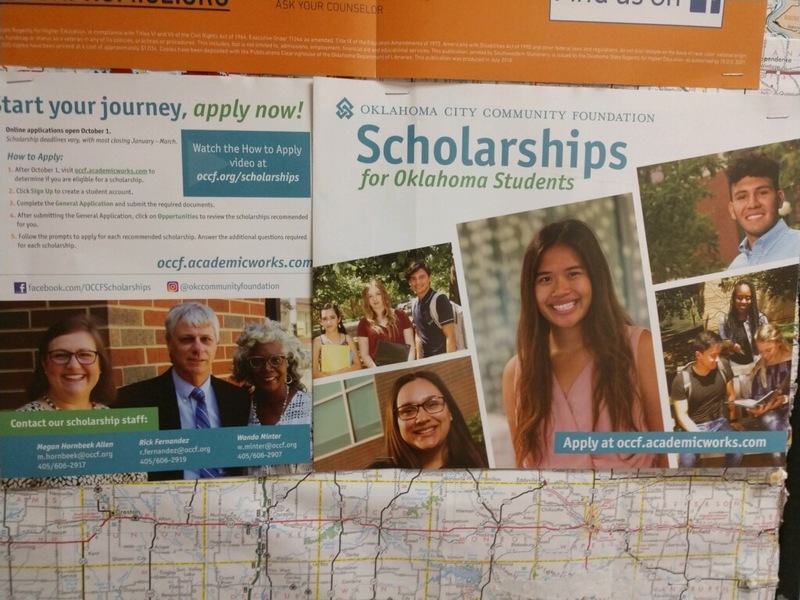 Scholarships for Oklahoma Students. Apply of occf.academicworks.com