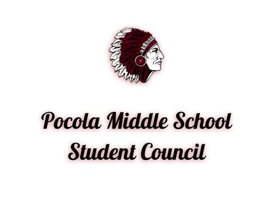 An image of the Pocola Public Schools logo. Pocola Middle School Student Council.