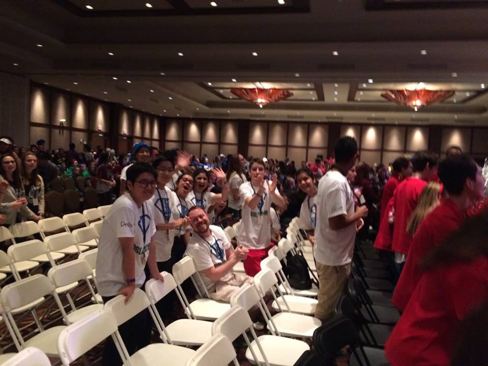 Students attending Catholic Student Leadership conference