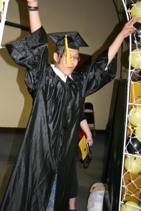 A photo of a graduate.