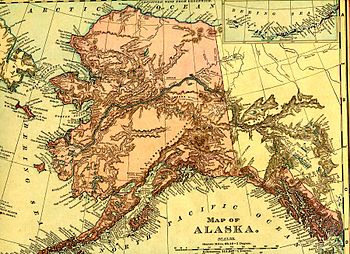 historic map of alaska