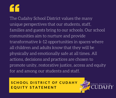 School District of Cudahy Equity Statement