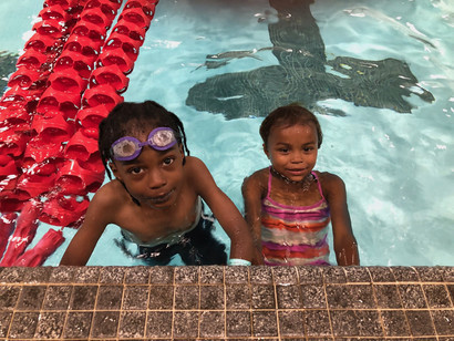 Kids in the pool