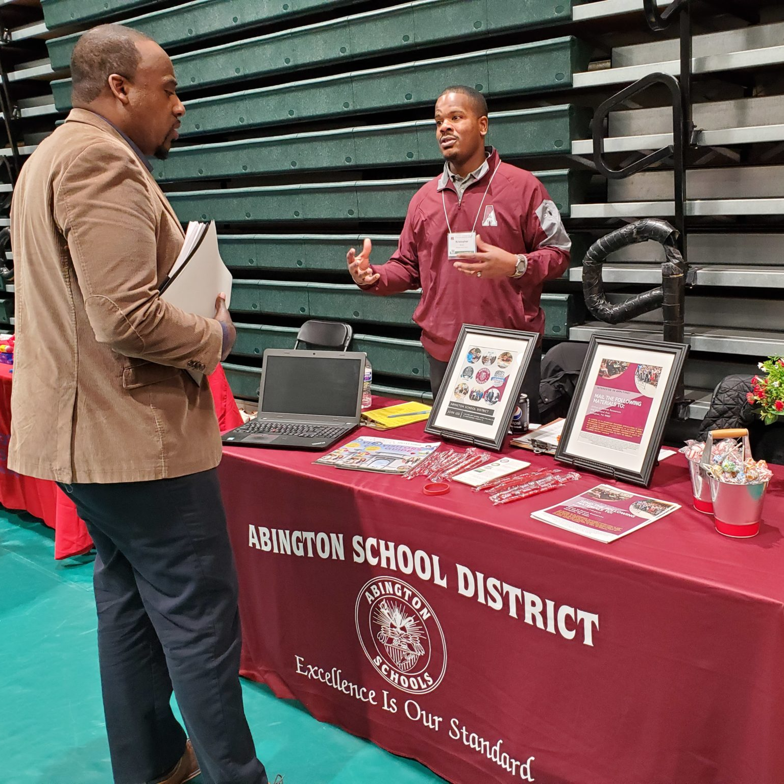 An Abingdon event booth