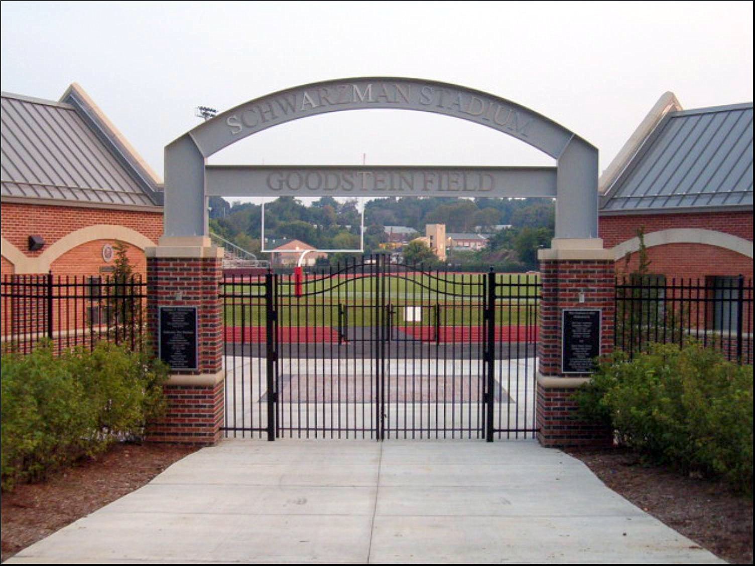 Stephen A. Schwarzman Stadium entrance gate