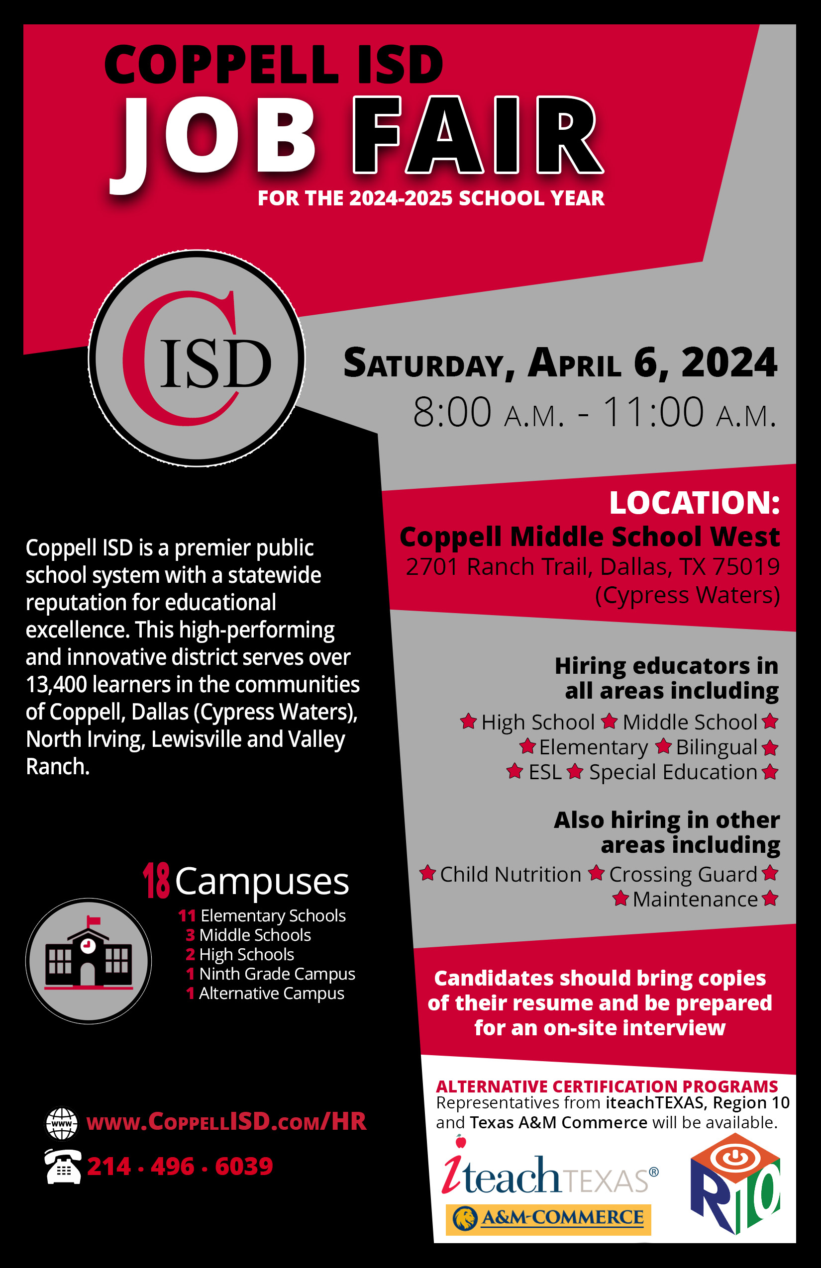 Human Resources | Coppell ISD