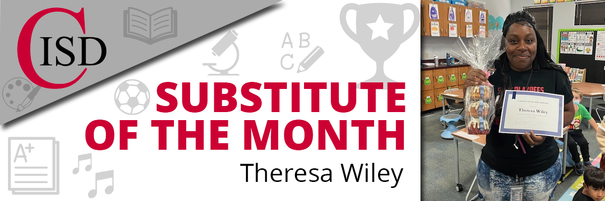 Substitute of the Month Theresa Wiley