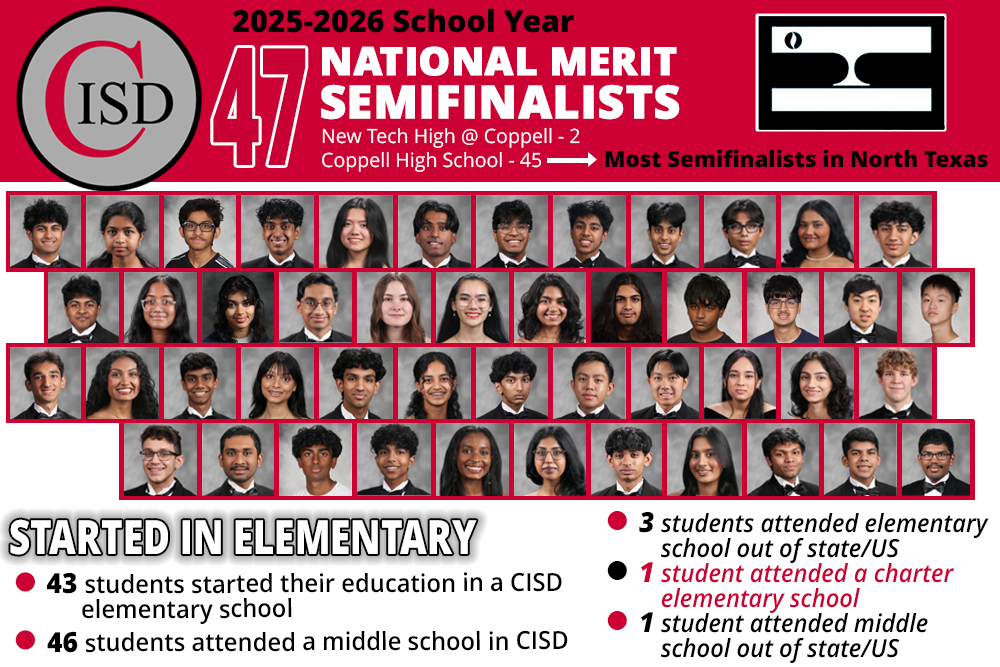 47 National Merit Semifinalists during the 2025-2026 school year