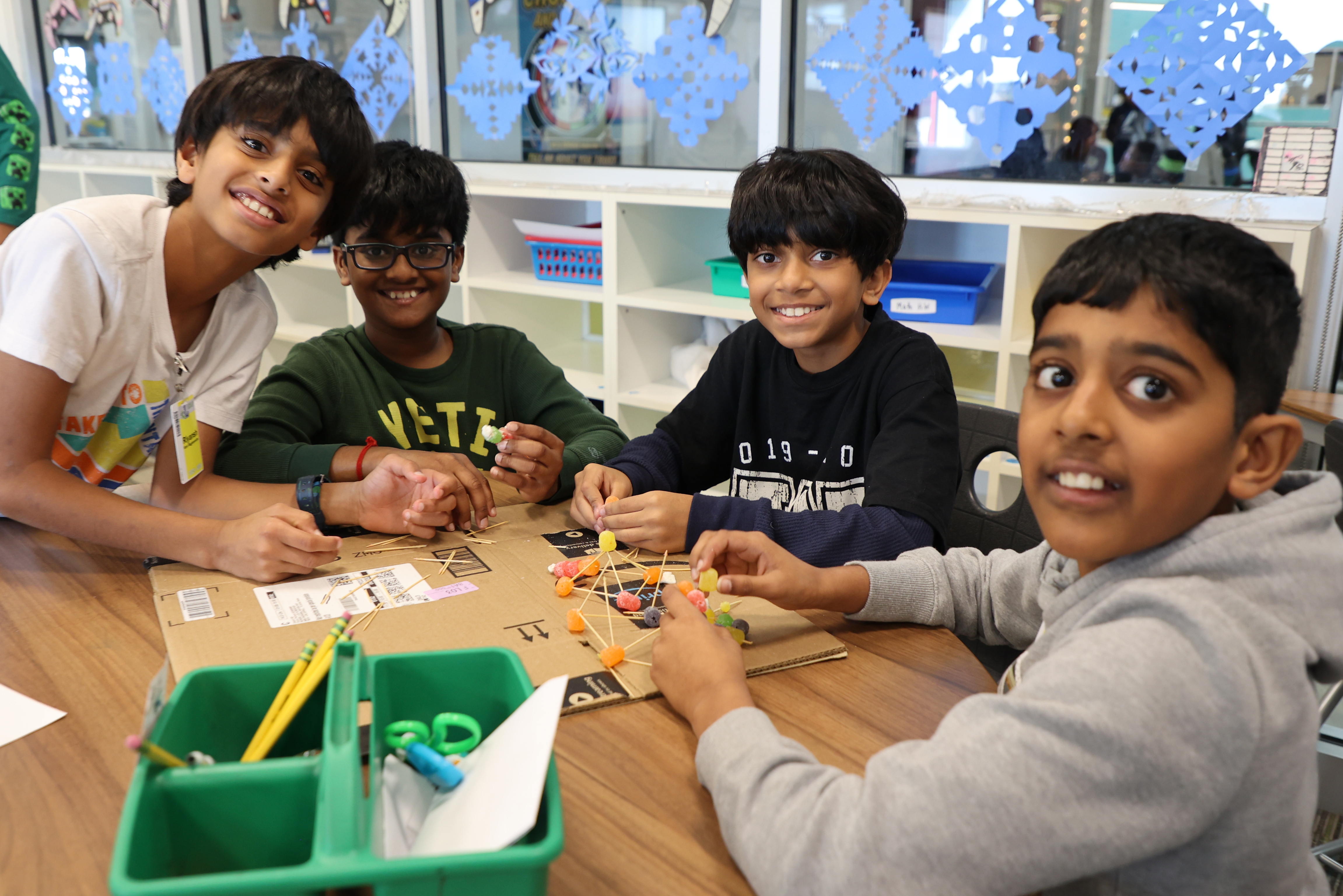 VRE students working on projects during Thinkapalooza