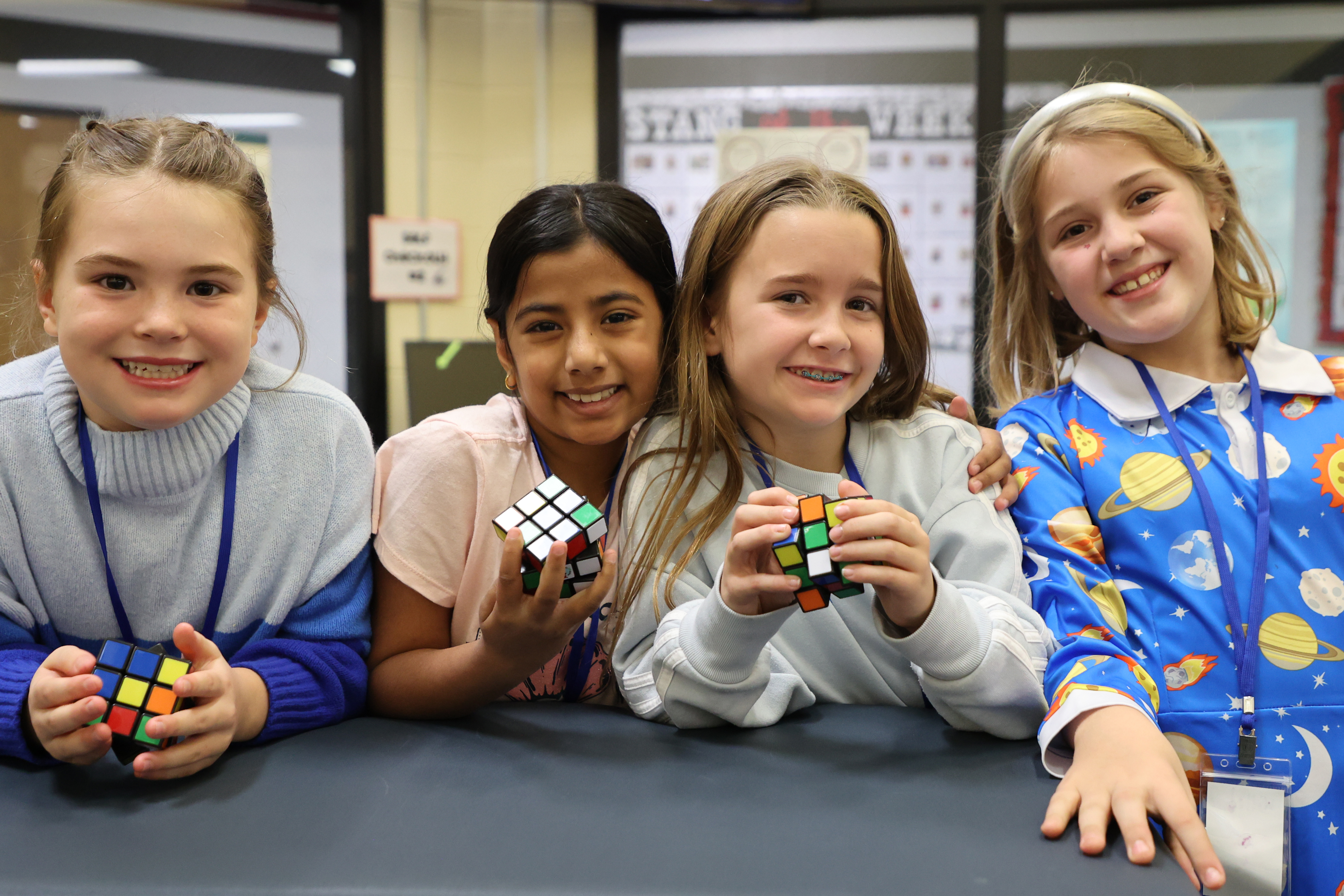 Austin students working on projects during Thinkapalooza