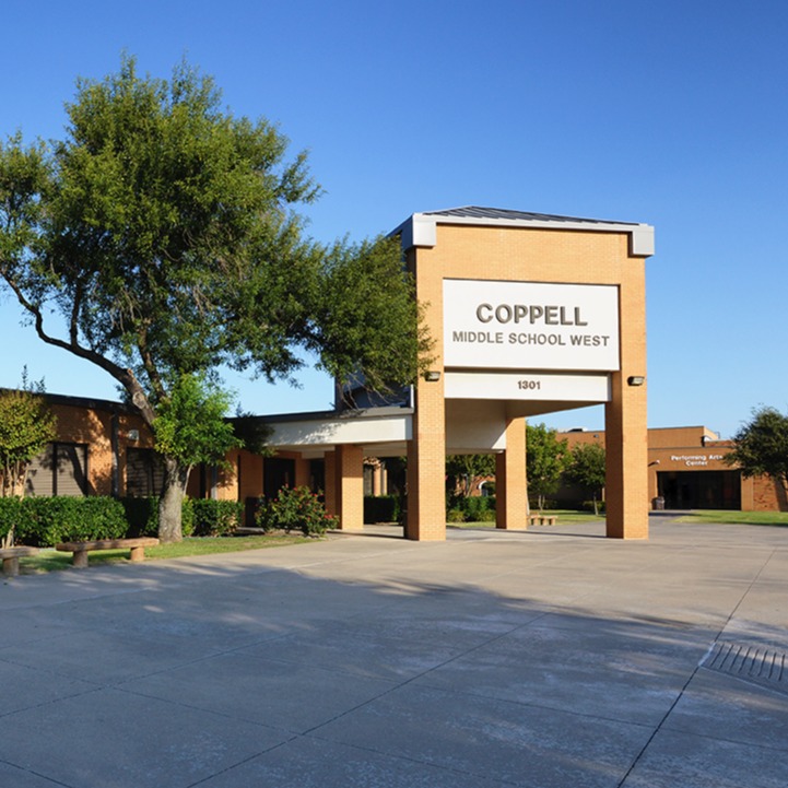 Coppell Middle school West building photo